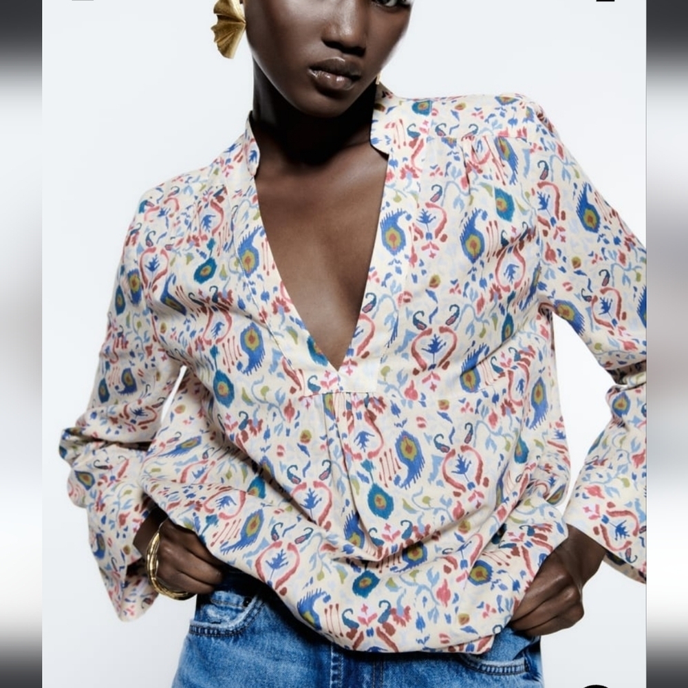 Zara Printed Shirt NEW